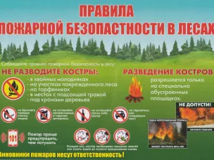 В рамках усиления агитационных мероприятий, направленных на снижение риска возникновения лесных пожаров